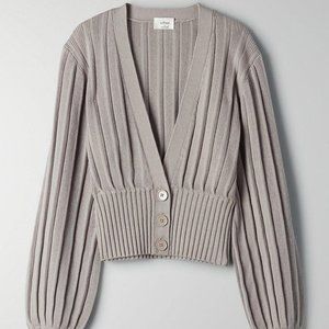 Grey Aritzia Cardigan/Sweater
